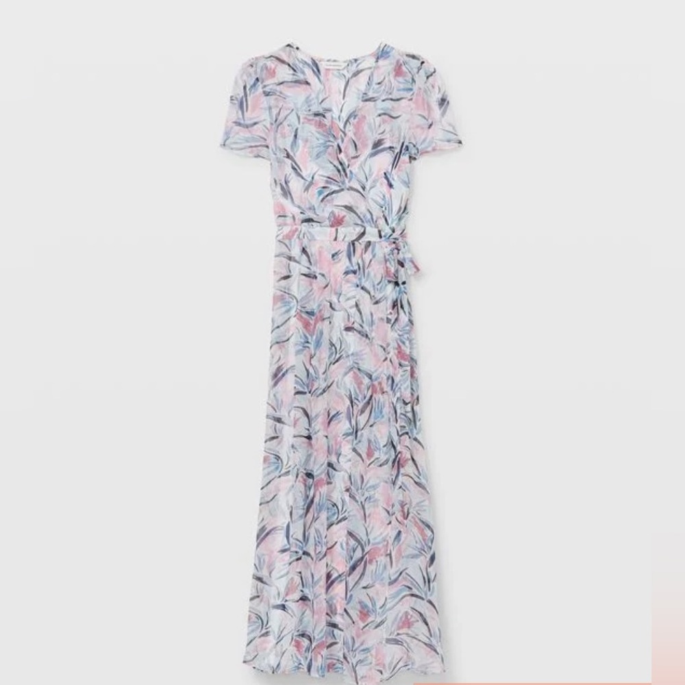Club Monaco Maxi wrap dress
